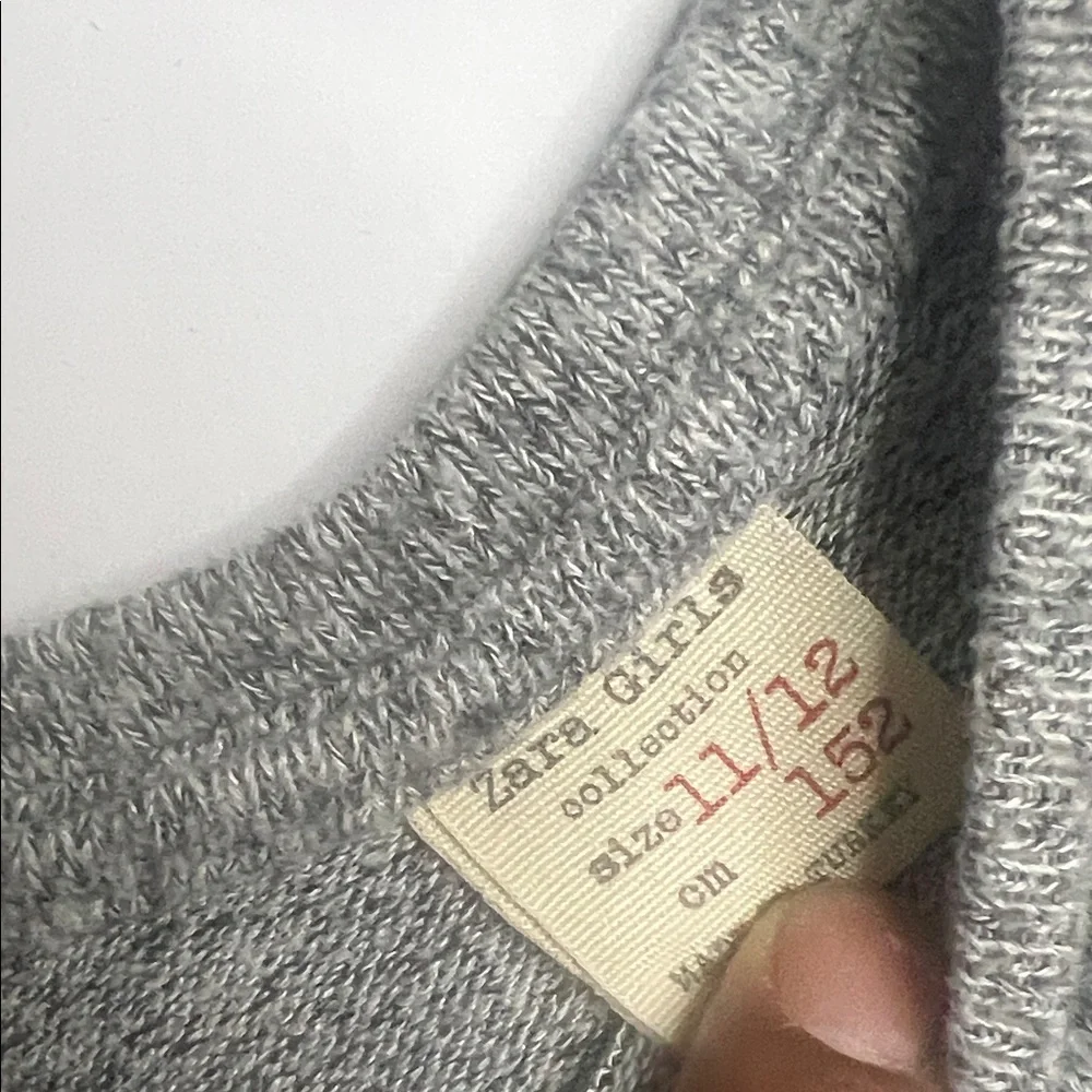 Zara Kids Gray Sweater - Picture 3 of 7